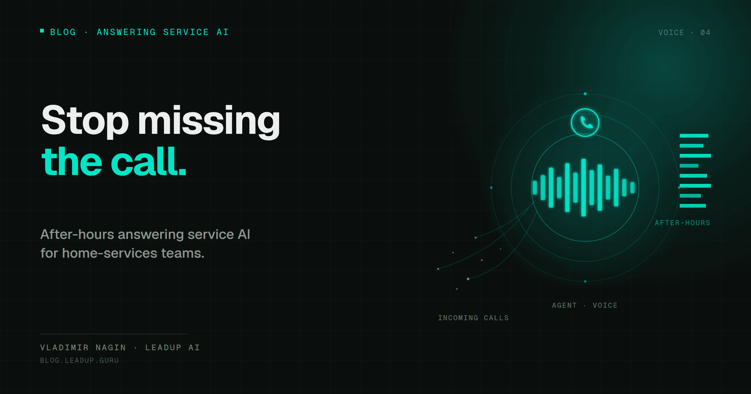 After-Hours Answering Service AI: Stop Missing HVAC and Plumbing Calls
