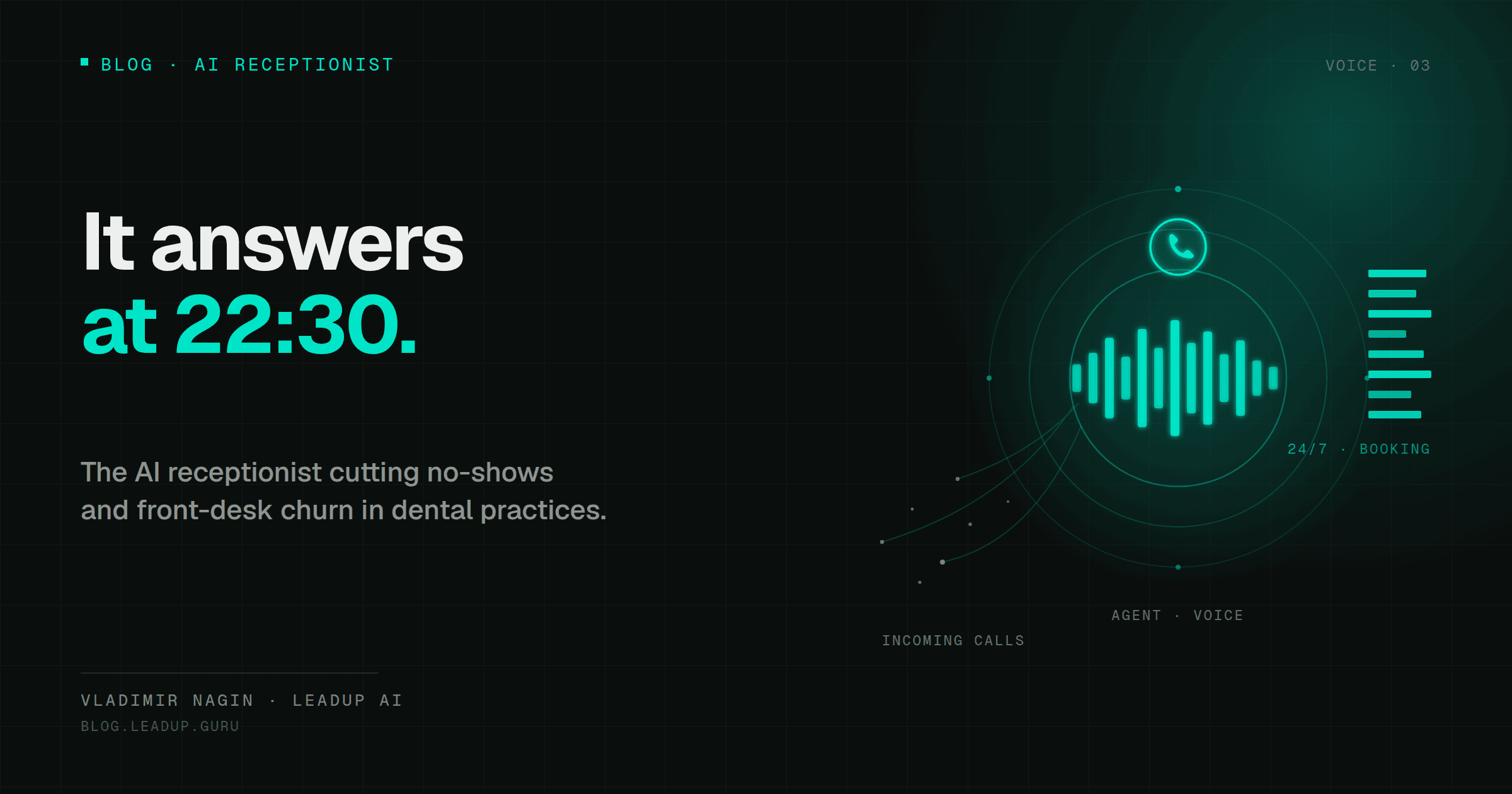 AI Receptionist for Dental Practice: Cut No-Shows 24/7